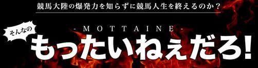 競馬大陸Ⅱ_もったいねえだろ